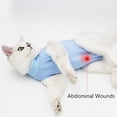 thumbnail image 4 of Ropa para mascotas, traje de esterilización/castración para gatos, traje postoperatorio de destete, traje de recuperación, rehabilitación postoperatoria para madre y gato, 1 Uds., 4 of 5