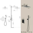thumbnail image 2 of High Pressure Adjustable Rain Shower Head, 2 of 16