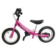 Glide Bikes Mini Glider 12 Inch Kids Balance Bike Bicycle, Ages 2 to 5, Pink