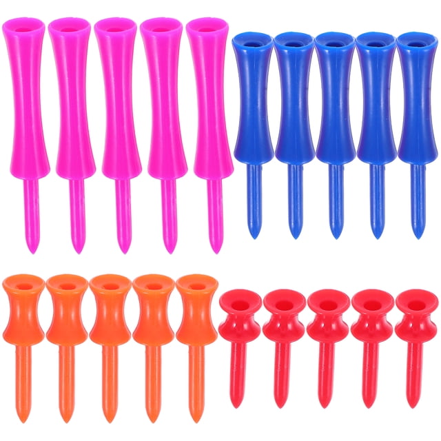 MasteelfCA 40pcs 4 Sizes Plastic Step Tees Training Accessories