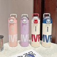 thumbnail image 2 of Insulated Water Bottles,17oz Stainless Steel Metal Water Bottle with One-handed Opening Lid-Pink 26-27s, 2 of 5