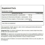 Swanson Peppermint Oil with Rosemary and Thyme - Enteric Coated 100 Softgels