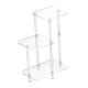 thumbnail image 3 of Aprílico altismo acrílico Mesa lateral de acrílico Organizador de ensamblaje fácil Tabla final minimalista 3 Nivel para el baño Toyadores de cocina de Cuadrado, 3 of 8