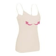 thumbnail image 4 of Delayuji Womens Tank Tops Women's Summer Tops 2025 Tank Top Yoga Gym Sleeveless Camisole Plus Size Underwear with Chest Pad S 6Xl Womens Tees and Tanks Beige Xxxl, 4 of 5