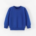 thumbnail image 2 of Maean Girls Boys Sweatshirts Crew Neck Casual Tops Fall Winter Pullover Basic Sweatshirt for Kids, 2 of 7
