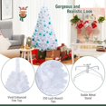 thumbnail image 3 of Árbol de Navidad COSTWAY de PVC artificial de 5 pies con soporte blanco, 3 of 7
