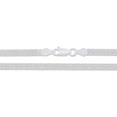 thumbnail image 4 of Sterling Silver Flexible Herringbone Necklace 3.5mm Solid 925 Italian Chain 16" Jewelry Female, 4 of 5
