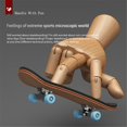 thumbnail image 1 of SkateBoard Wooden Fingerboard Toy Professional Stents Finger Skate Set Novelty Children Christmas Gift heqiyong toy, 1 of 2