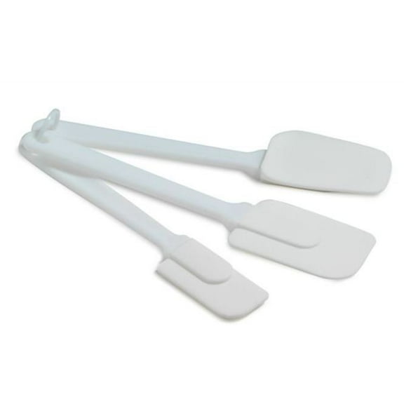 Norpro 3pc Flexible Silicone Rubber Spatula Set