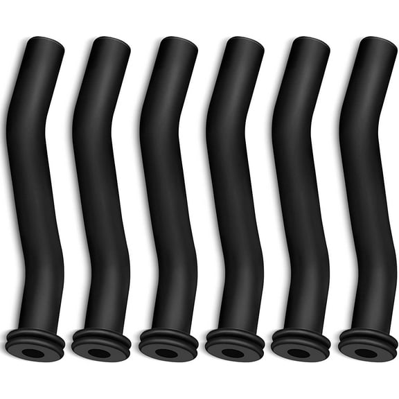 Lsupdaol 6 Pieces 596163 Vacuum Hose Compatible with Briggs and Stratton, Black