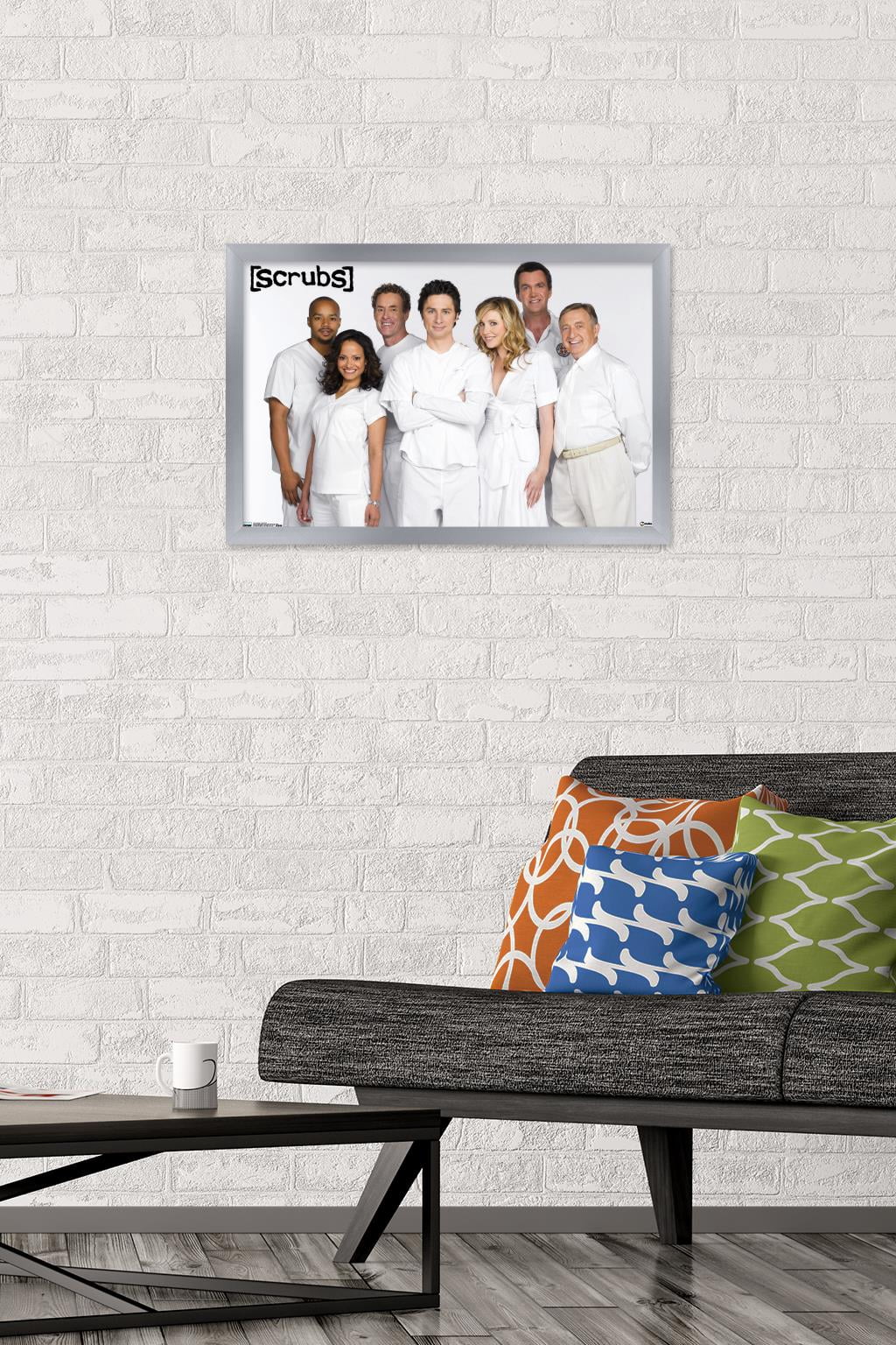 Scrubs - One Sheet Wall Poster, 14.725" x 22.375", Framed