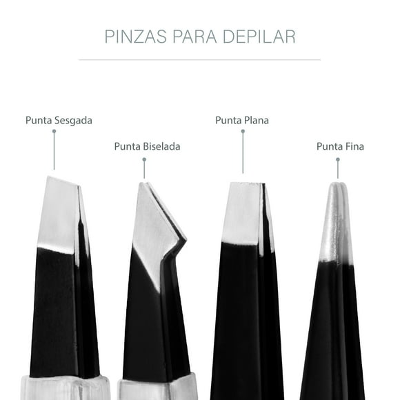 Pinzas profesionales para depilar