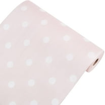 Plastic Drawer Liners Shelf Cabinet Closet Cupboard Mat Roll Non-Adhesive Waterproof Non-Slip Proof Refrigerator Kitchen Protector Lining 30 x 500cm Pink Polka Dot