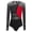 Red, variant on Women's Rhythmic Gymnastics Leotard One Piece Color Block Bodysuit Rhinestones Ballet Dance Unitard Black S