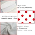 thumbnail image 4 of Hanging Towels 2 Pcs, Dish Towels Red Polka Dot Absorbent Hand Towels with Hanging Loop Washcloth for Bathroom Kitchen, 4 of 6