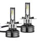 thumbnail image 2 of Car Headlight Car Led Headlight 1 Pair Super Bright Car LED Headlight Kit Flashing Light Headlamp Bulbs 3000K 4300K 6000K H4, 2 of 8