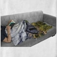 thumbnail image 6 of Landscape Soft Flannel Fleece Blanket, European Mountains Spring Season Flourishing Nature Green Themed Photography, Cozy Plush for Indoor and Outdoor Use, 70" x 90", Green and Grey, by Ambesonne, 6 of 6