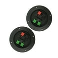 thumbnail image 4 of KAKOWELY 2PCS Loudspeaker Terminal Cup DIY 4-Way Terminal Binding Post Accessory,3.74"X3.74"X0.79", 4 of 5