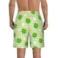 thumbnail image 3 of Naloa St Patrick's Day11 Men's Beach Shorts, Surfing shorts, Swim trunks, Quick Dry Swim Trunks for Surfing Beach Fun - Large, 3 of 9