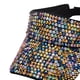 thumbnail image 2 of Gorra de verano ajustable Bling Rhinestones Fernando Visera de diamantes de imitación, 2 of 8