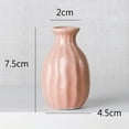 thumbnail image 2 of Magazine Solid Color Pottery Flower Vase, Suitable for Home Office Desktop Decoration, 2 of 6