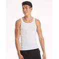 thumbnail image 6 of Hanes ComfortSoft Men's Tank Undershirt, White, 7-Pack L, 6 of 10