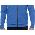 thumbnail image 4 of Tri Moutnain Men's Tri Blend French Terry Hoodie Kangaroo Pocket Zip Sweatshirt 2x 3x 4x, 4 of 6