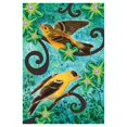 thumbnail image 1 of Toland Home Garden Goldfinches 28 x 40 Inch Decorative Spring Flower Finch Bird House Flag, 1 of 1