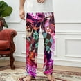thumbnail image 4 of Demon Slayer Pajamas Pants 3D Printing Wide Leg PJ Pant Loungewear Casual Comfy Sleepwear Lounge Pants for Men WomenM, 4 of 9