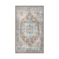 thumbnail image 3 of GLN Rugs Hopa - Indoor, Machine Washable Area Rug 2'x3' Turkish Brown Home Carpet, 3 of 8