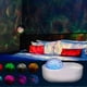 thumbnail image 3 of Led Star Projector Night Light, Ocean and Galaxy Wave projector light with colorful lights, Bluetooth music and remote, 3 of 4