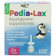 Pedia-Lax Liquid Glycerin Suppositories (Pack of 3)