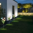 thumbnail image 6 of Guozer Solar Garden Light for Outside Decor, Lighting for Summer, Colorful Butterflies, Decorative Stake Lighting for Lawn, Hydrangea Flowers, 6 of 9