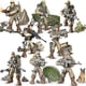 thumbnail image 2 of Soldados del equipo de policía especial de articulación movible, muñeco de juguete de 5cm, soldados ensamblados xj9904, juguetes militares, 2 of 5