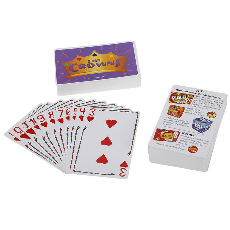 Playmonster Five Crowns - The Five-Suited Rummy-Style Card Game