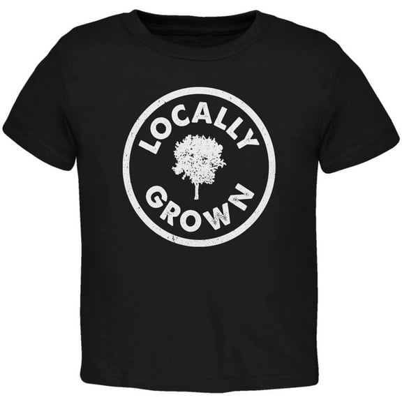 Earth Day - Locally Grown Black Toddler T-Shirt - 3T