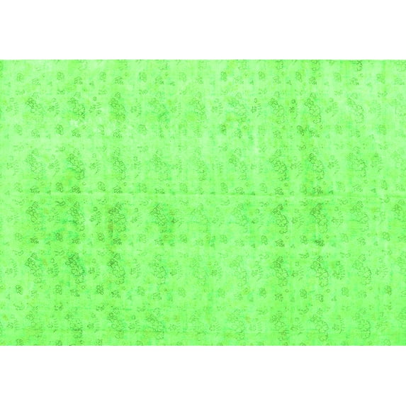 Ahgly Company Indoor Rectangle Persian Green Traditional Area Rugs, 8' x 10'