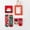 G, variant on siminsem Festive Patterned Christmas Socks Gift Set 4 Pairs Unisex Cotton Crew Socks Holiday Stocking Stuffers Funny Novelty Socks for Women Men Secret Santa Gifts, D,One Size