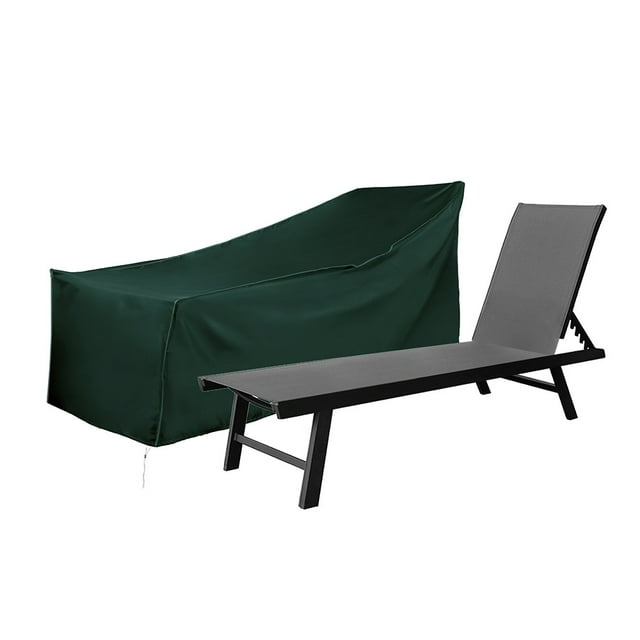 Funda Camastro Verde P/Jardín Exterior Poliéster Interattika