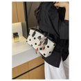 thumbnail image 4 of PRIYAL Polka Dot Shoulder Bag Vintage Everyday Purse Trendy Y2k Handbag Cute Shoulder Purse for Women with Pendant, 4 of 6