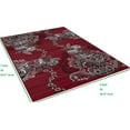 thumbnail image 2 of Handcraft Rugs - Red/Gray/Silver/Black/Abstract Area Rug Modern Contemporary Flower-patterned Design, 2 of 7