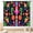 Mexican Floral-02, variant on Mexican Fiesta Curtains, Colorful Mexcian Floral Birds Cinco De Mayo Dia De Los Muertos Farmhouse Window Drapery Treatments for Bedroom Living Room Kitchen Bathroom 2 Panels, 55x39 Inch