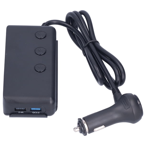 Adaptador de encendedor de cigarrillos para automóvil NikouMX Divisor de enchufe CC