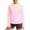 Pink, variant on Womens Long Sleeve Hooded Jackets Lightweight Waist Cinched UV Protection Sun Shirts Workout Athletic Hiking Running Tops Black