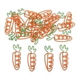 thumbnail image 4 of yuksok 20 Pcs Pinces à Papier Créatives Colorées, Lisses, Design en Forme de Carotte, 4 of 6