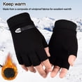 thumbnail image 6 of Riding Driving Gloves Outdoor Sport Autumn Winter Fleece Full Finger Mittens Thick Plush Women Gloves Furry Warm Mitts BLACK WOMEN, 6 of 8