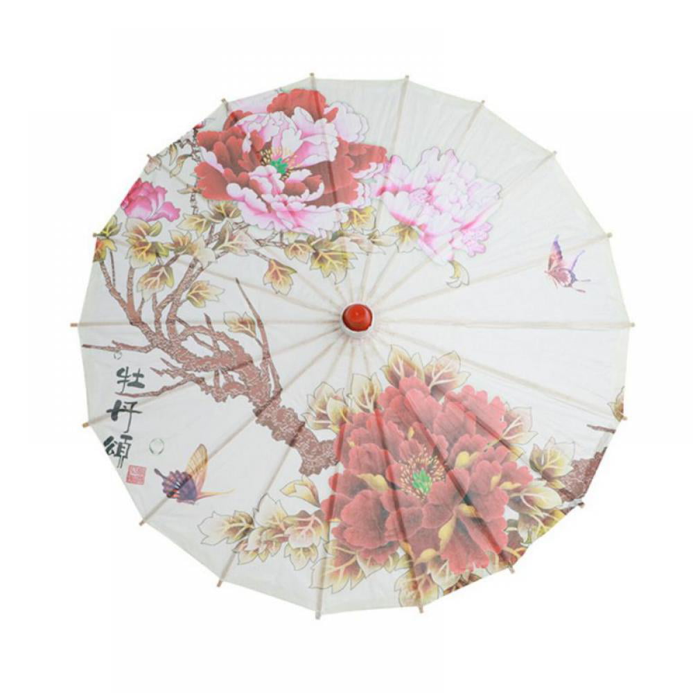 Green Paper Wedding Party Parasol 32in D13398-9 S-3707 