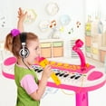 thumbnail image 3 of Costway Vivid Sound Unisex 3+ Years Toy Musical Instruments, Polypropylene Pink, 18'' x 9'' x 18', 3 of 9