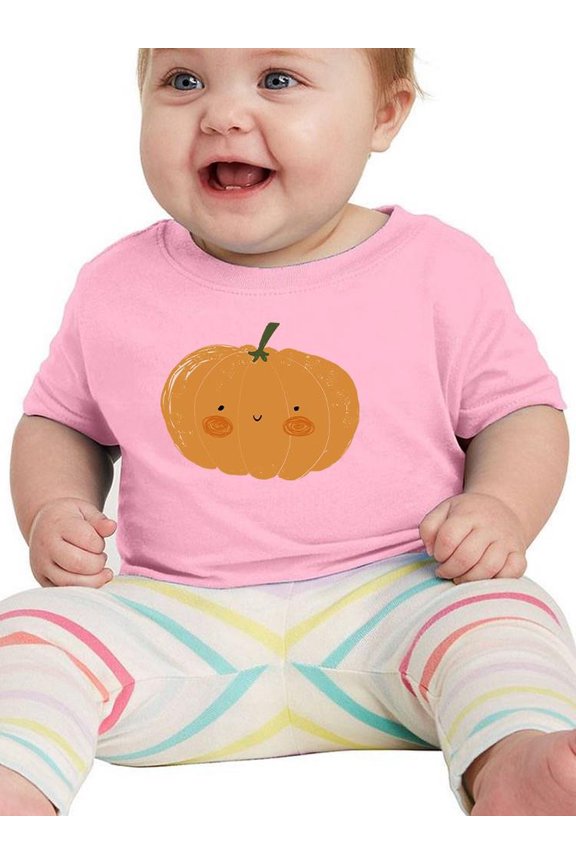 Funny Cute Big Pumpkin T-Shirt Infant -Image by Shutterstock,  24 Months