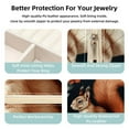thumbnail image 3 of Squirrel Square Travel Jewelry Box Earring Necklace Bracelet Holder Organizer Stand Display Case Decorative Storage Box, 3 of 6